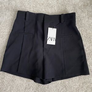 Black High waisted Zara shorts